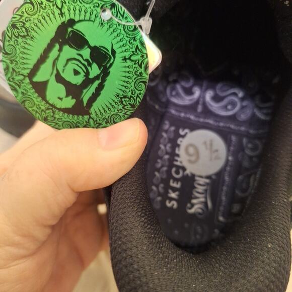 Skechers Slip-ins Snoop Dogg: Doggy Air 🔥 Men’s 9.5. Black. New With Tag No Box - Picture 9 of 13
